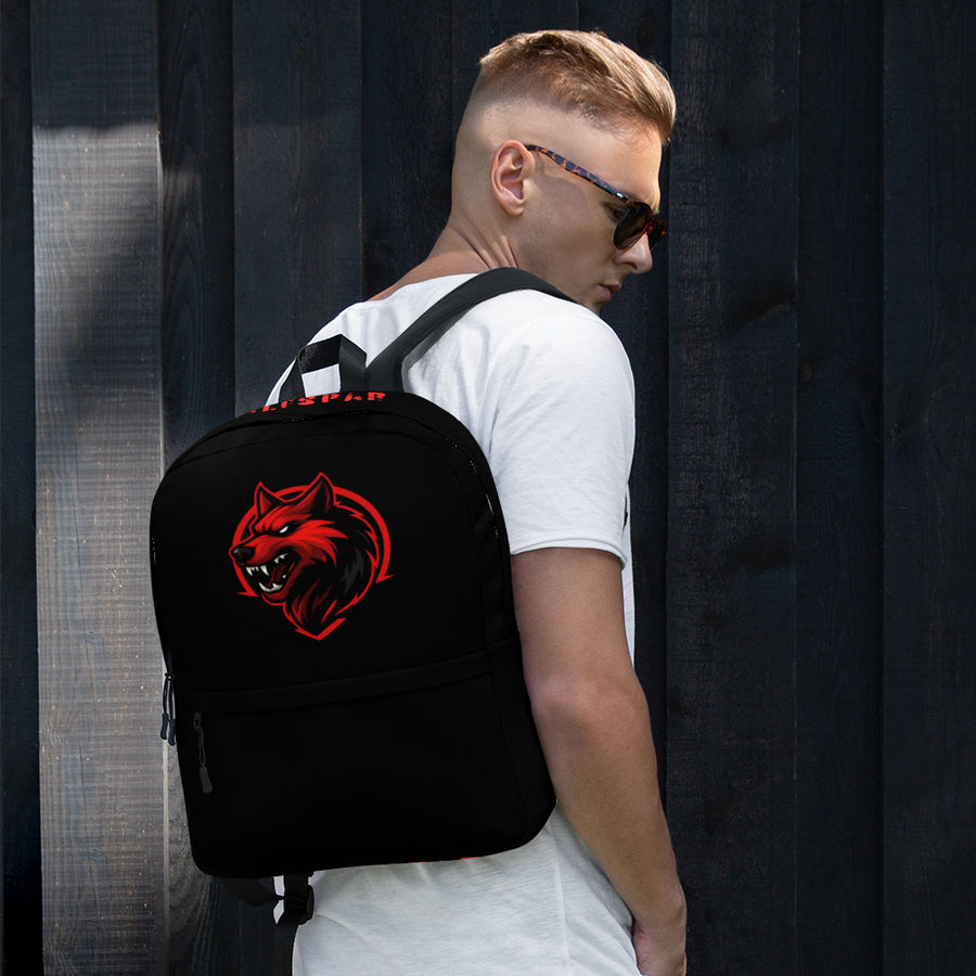 Wulfspar Black Backpack